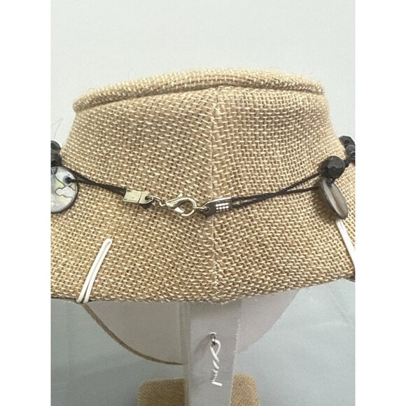 Handcrafted Shell & Bead Necklace With Lobster Clasp - Picture 3 of 4